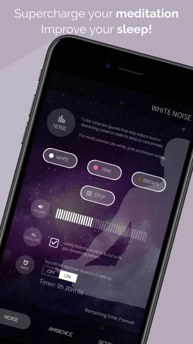White Noise Meditate & Sleep 스크린샷