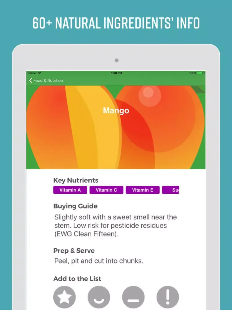 تصاویر Baby Meal Planner & Food Guide iPad 