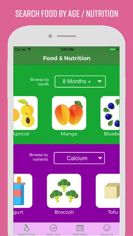 تصاویر Baby Meal Planner & Food Guide