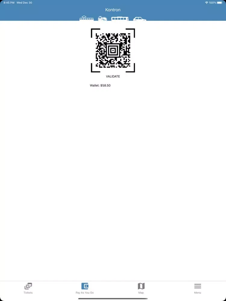 Kontron MTS E-ticket iPad  Screenshots