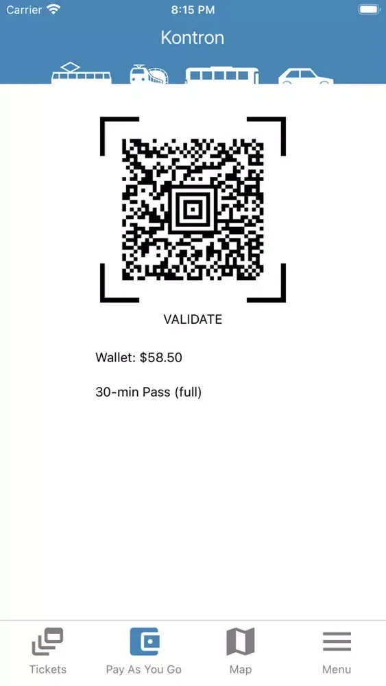 Kontron MTS E-ticket Screenshots