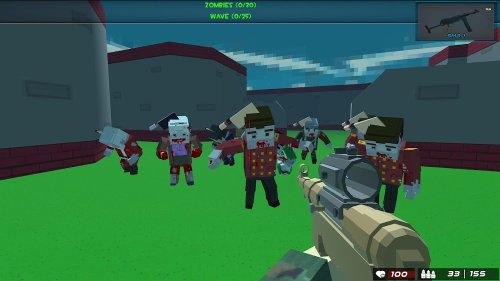 Blocky Gun Warfare Zombie-screenshot-1