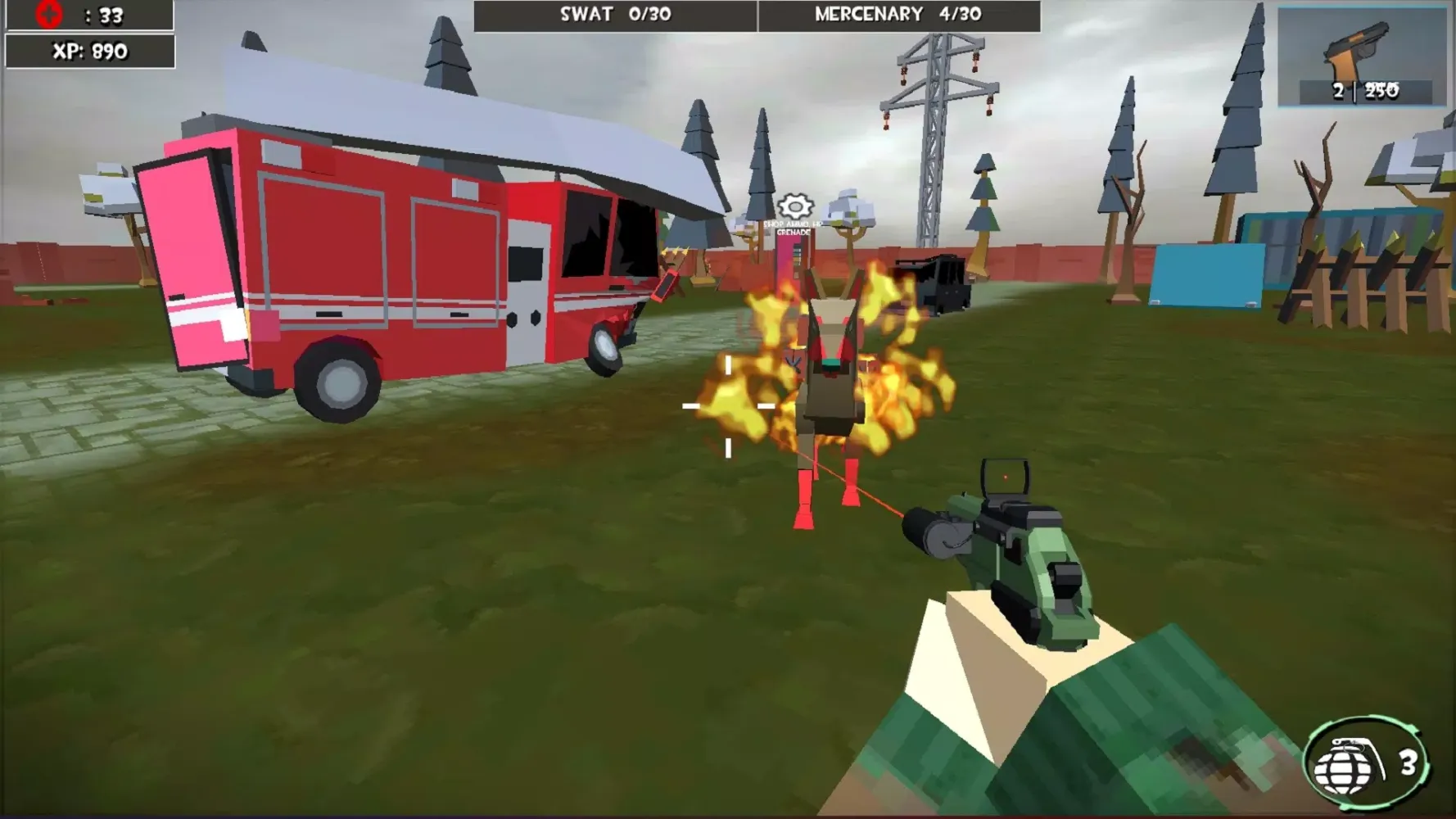 Combat Pixel Zombie Survival स्क्रीनशॉट