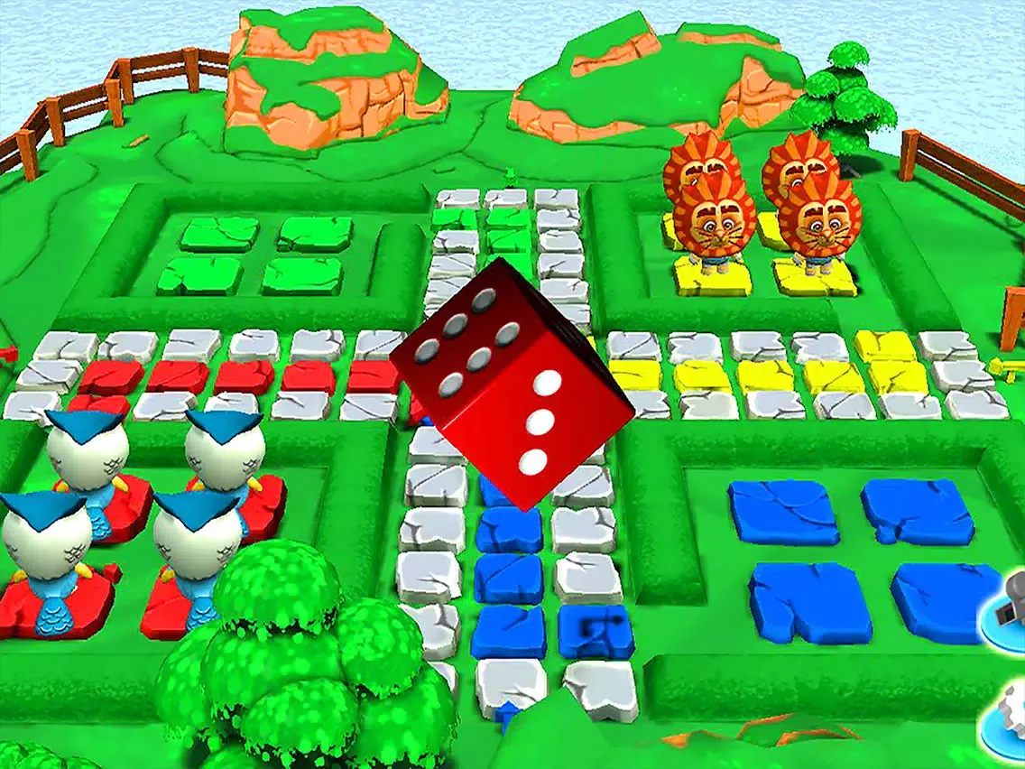 Tangkapan layar Multiplayer Online Ludo game 3d iPad 