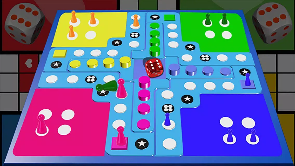 Tangkapan layar Multiplayer Online Ludo game 3d
