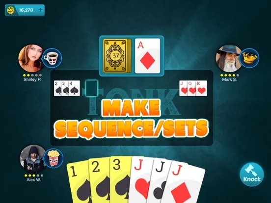 Capturas de pantalla de Tonk Online - Rummy Card Game! iPad 