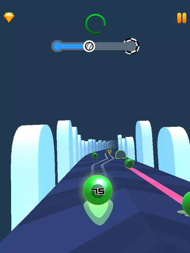 Tangkapan skrin Ball Chase - Merge and Run! iPad 