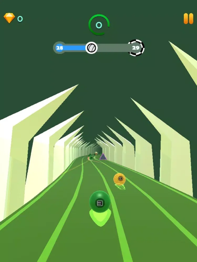 Tangkapan skrin Ball Chase - Merge and Run! iPad 