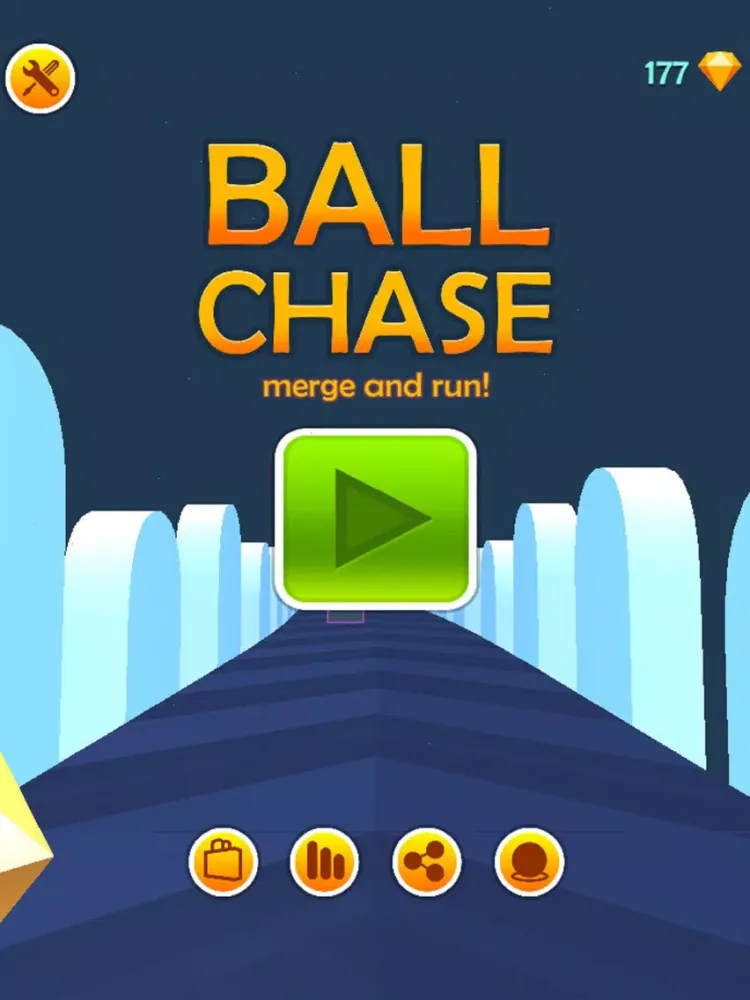 Tangkapan skrin Ball Chase - Merge and Run! iPad 