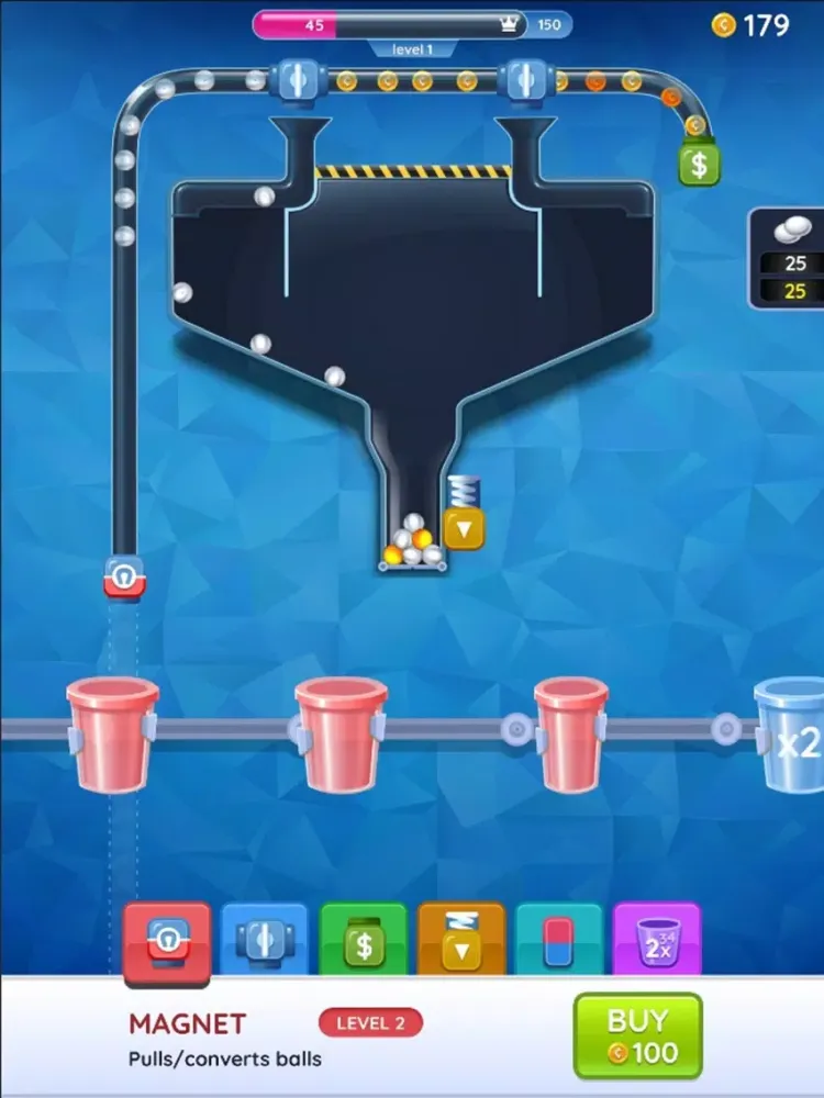 Tangkapan layar Ball Drop: Idle Ball Machine iPad 
