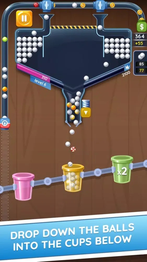 Tangkapan layar Ball Drop: Idle Ball Machine