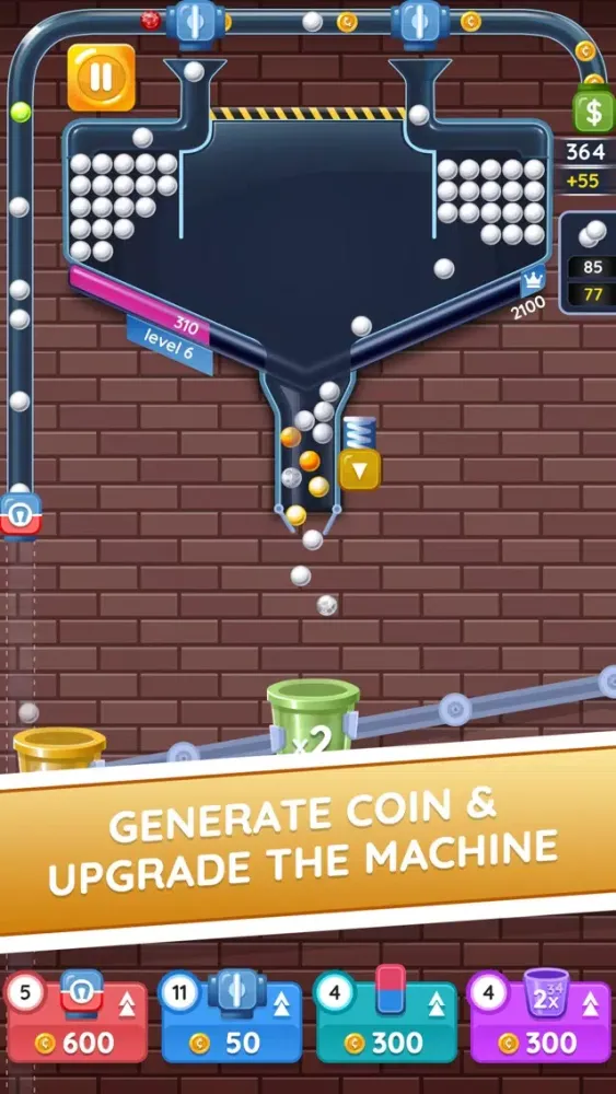 Tangkapan layar Ball Drop: Idle Ball Machine
