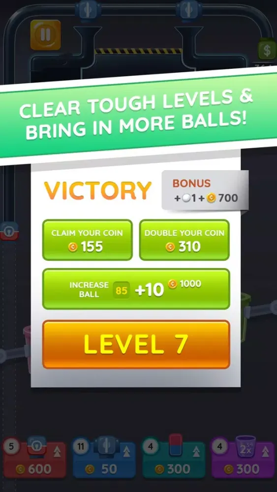 Tangkapan layar Ball Drop: Idle Ball Machine