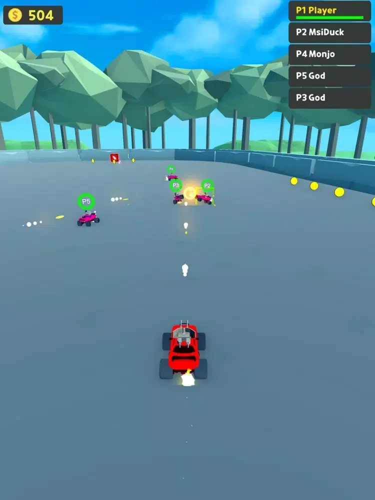 ภาพหน้าจอของ Cars Battle Arena iPad 