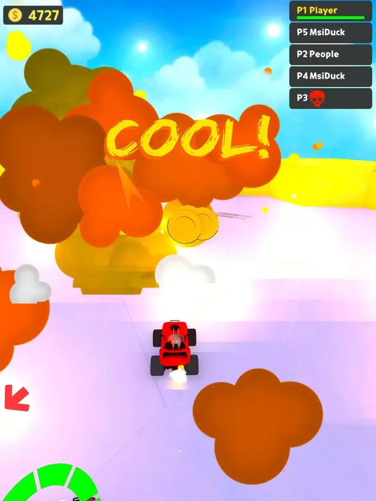 ภาพหน้าจอของ Cars Battle Arena iPad 