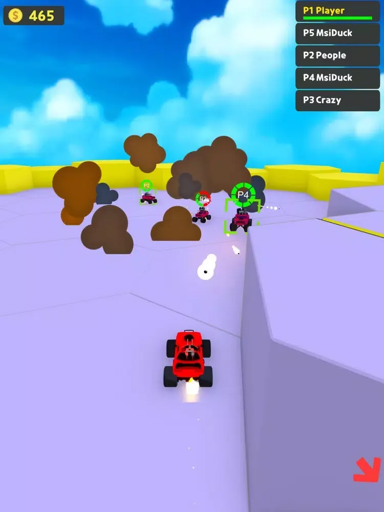 ภาพหน้าจอของ Cars Battle Arena iPad 