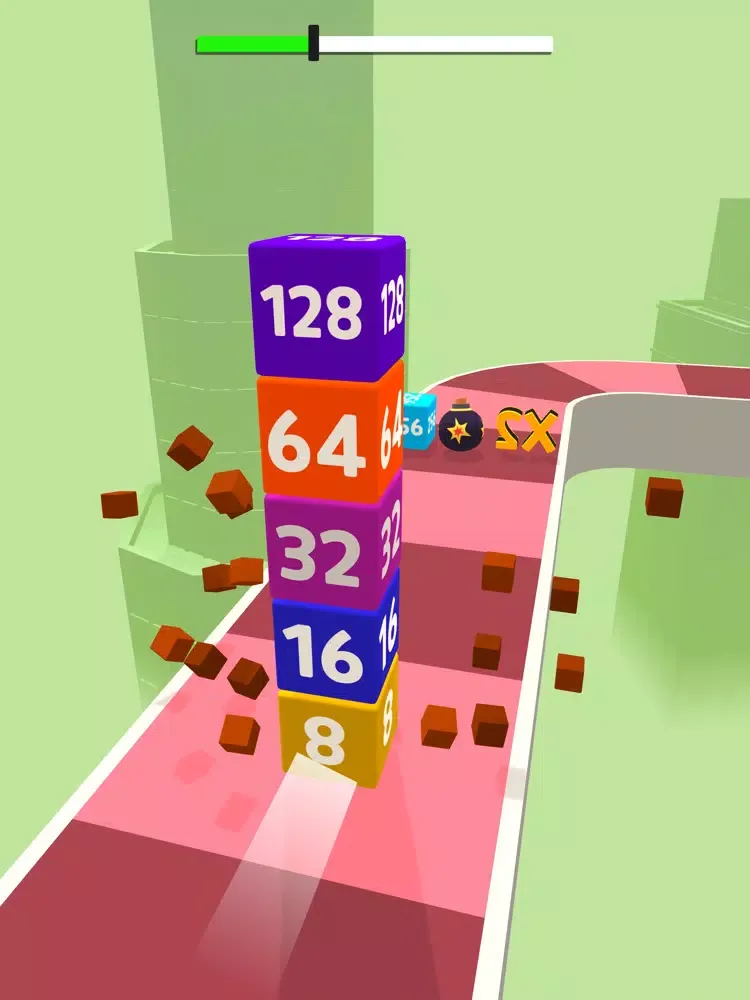 Screenshot di Merge Road Cube 2048 iPad 