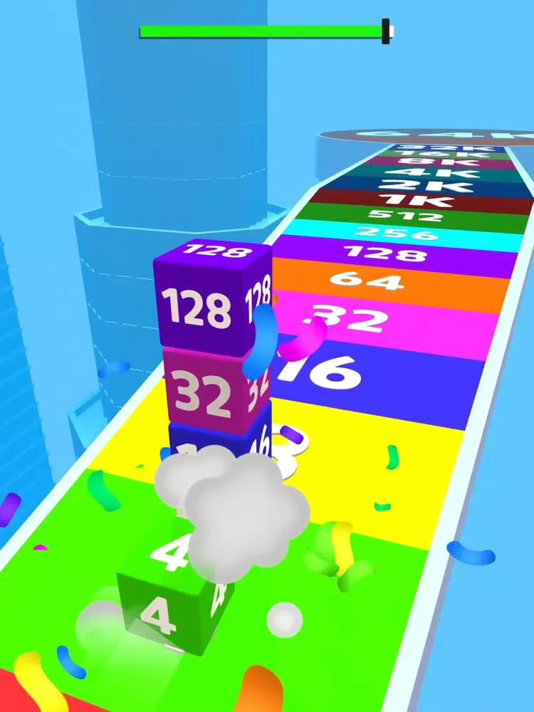 Screenshot di Merge Road Cube 2048 iPad 
