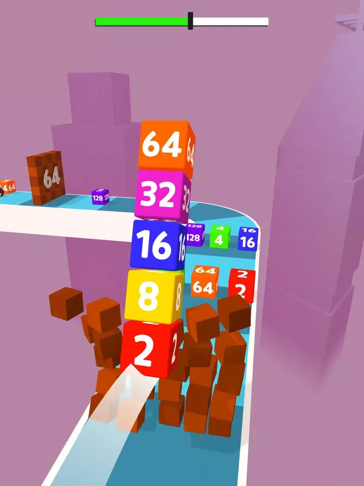 Screenshot di Merge Road Cube 2048 iPad 