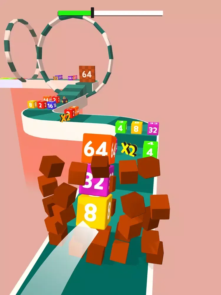 Screenshot di Merge Road Cube 2048 iPad 