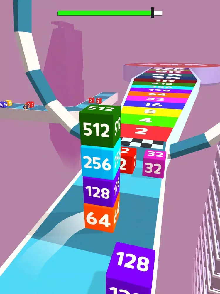 Screenshot di Merge Road Cube 2048 iPad 