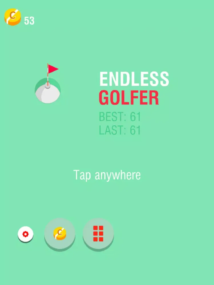 Endless Golfer iPad  스크린샷