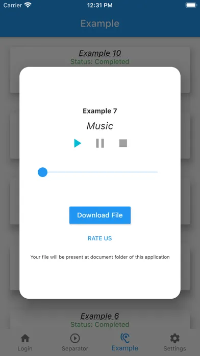 Zrzuty ekranu AI Vocal Remover for karaoke