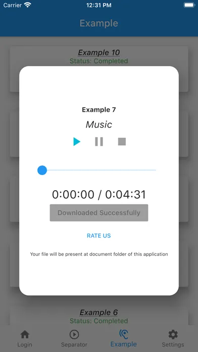 Zrzuty ekranu AI Vocal Remover for karaoke