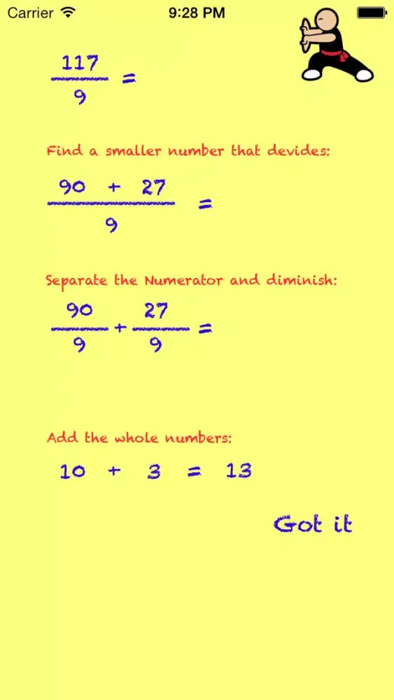 Captures d'écran de Multiplication Masters