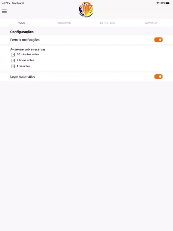 Ảnh chụp màn hình của Arena M10 iPad 