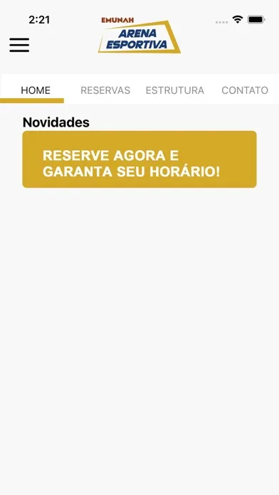 Capturas de tela do Emunah Arena Esportiva