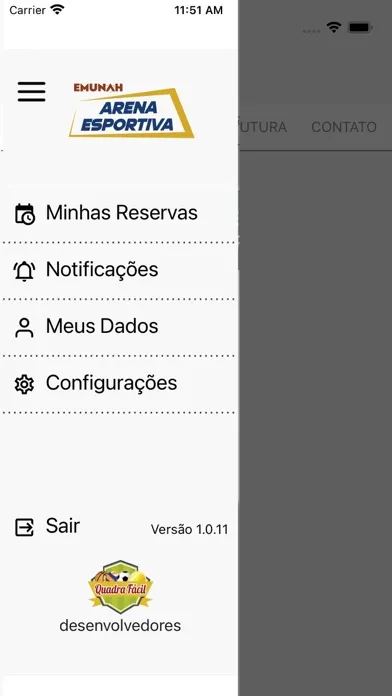 Capturas de tela do Emunah Arena Esportiva