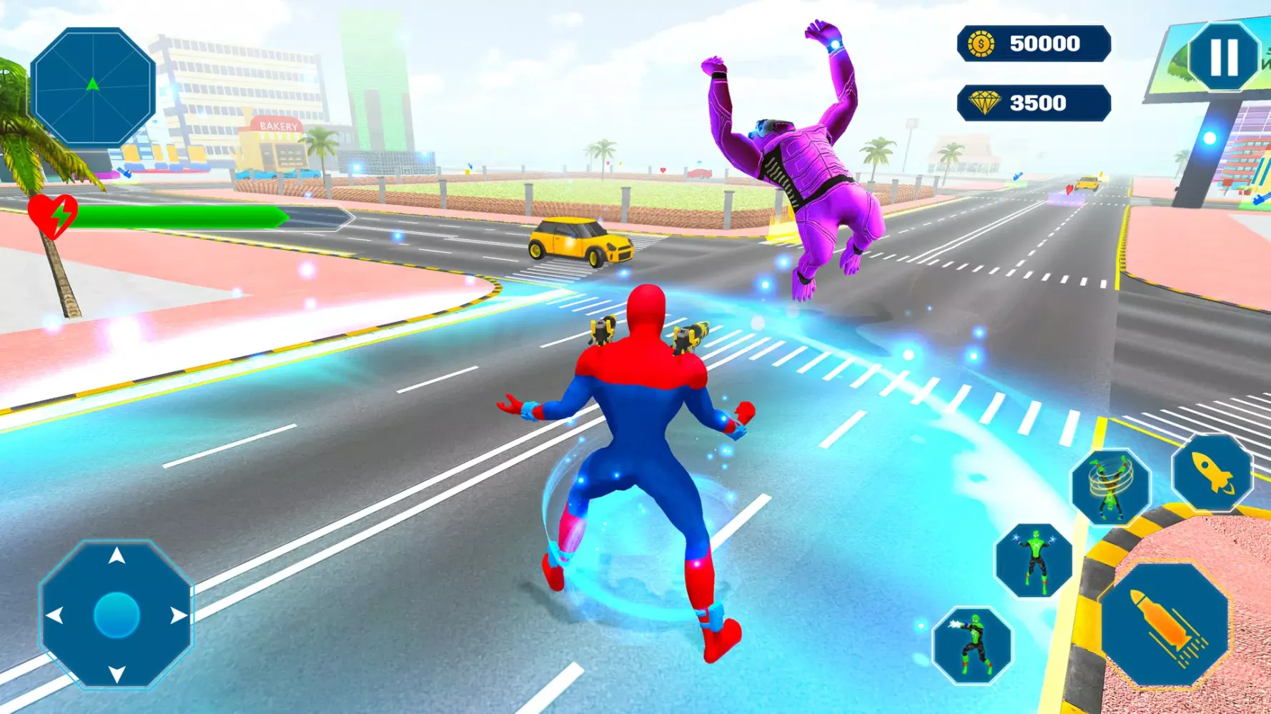Capturas de tela do Spider Robot Hero Car Games