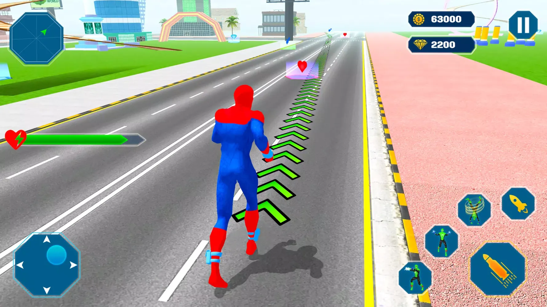 Capturas de tela do Spider Robot Hero Car Games