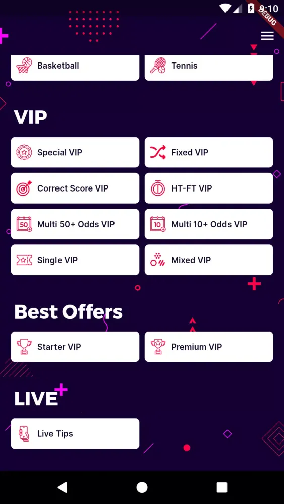 Multi Betting Tips Screenshots