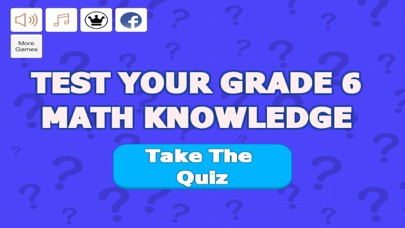 Скриншоты Grade 6 Math Trivia