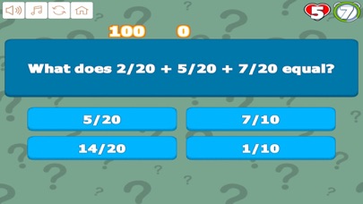 Скриншоты Grade 6 Math Trivia