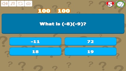 Скриншоты Grade 6 Math Trivia