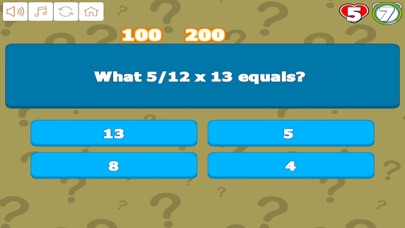 Скриншоты Grade 6 Math Trivia
