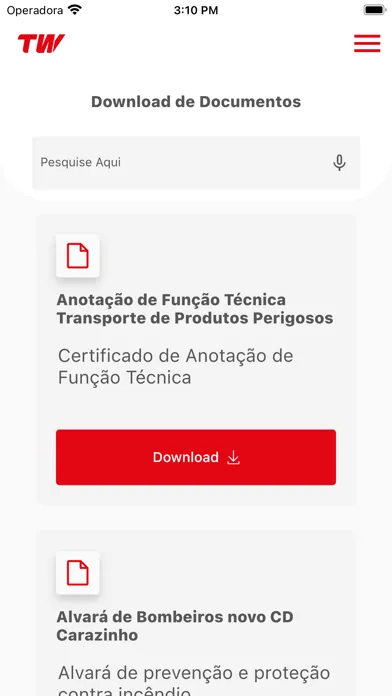 صور TW Transportes APP