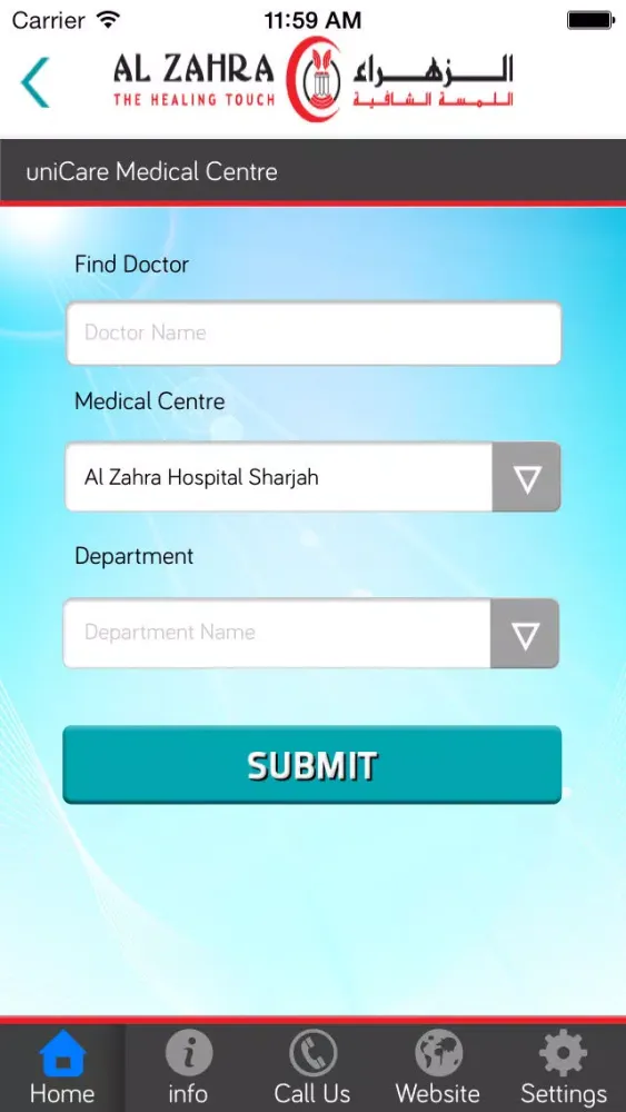Capturas de pantalla de Al Zahra Hospital App