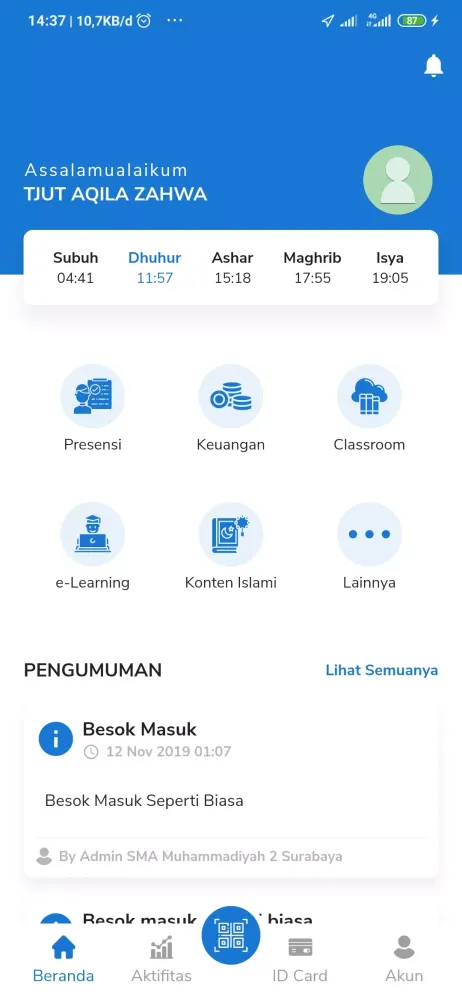 Tangkapan skrin SDIT At-Taqwa