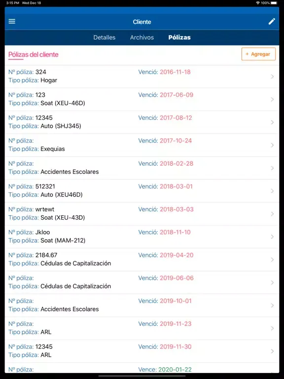ภาพหน้าจอของ Certux - App de Seguros iPad 