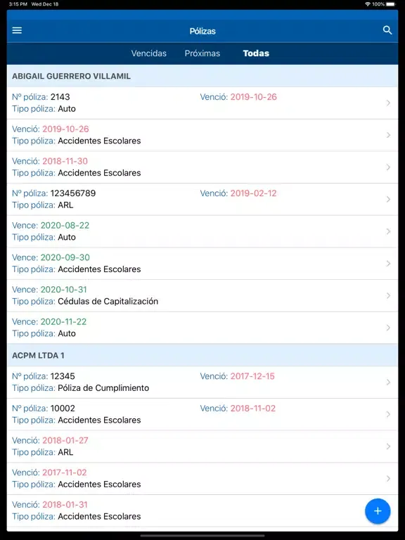 ภาพหน้าจอของ Certux - App de Seguros iPad 