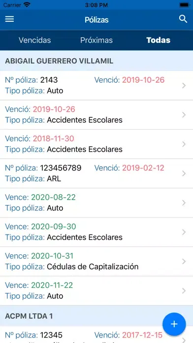 ภาพหน้าจอของ Certux - App de Seguros