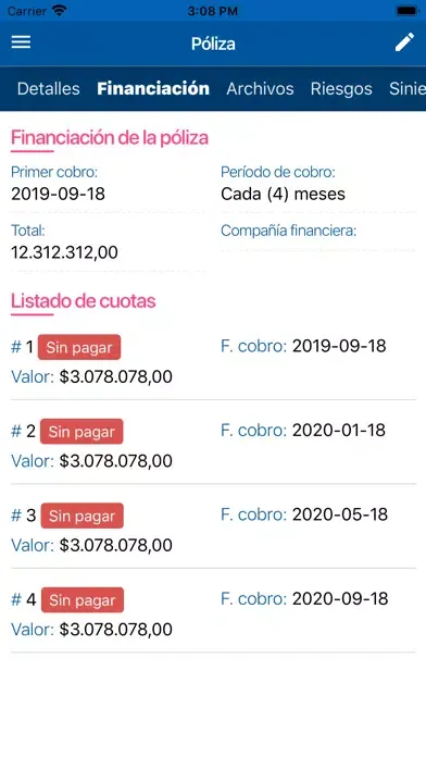 ภาพหน้าจอของ Certux - App de Seguros