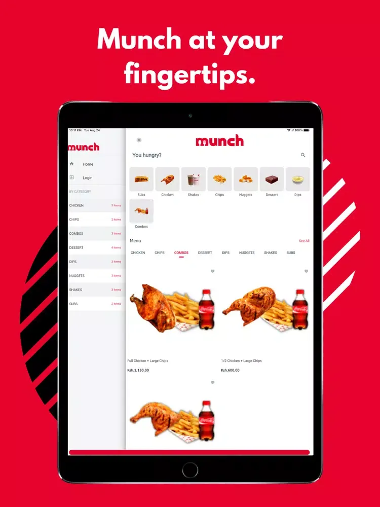 Munch Mombasa iPad 應用截圖