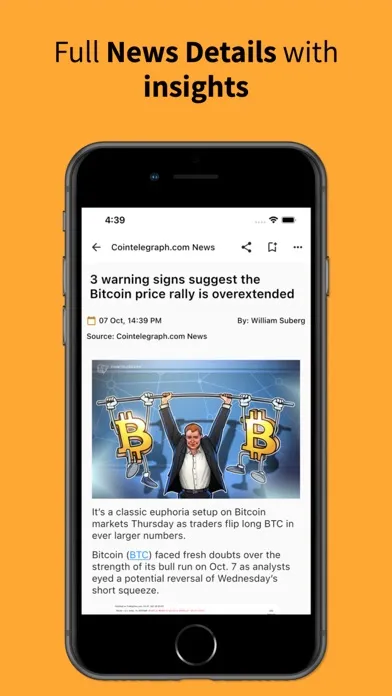 Bitcoin News應用截圖