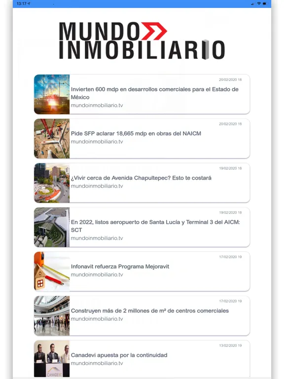 Mundo Inmobiliario Tv iPad  Screenshots