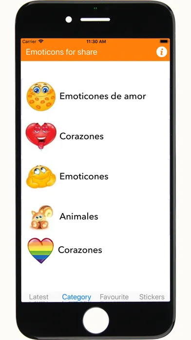 Stickers emojis for iphone应用截图